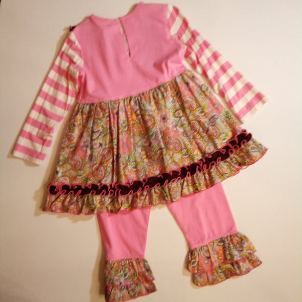 Razzleberry Dress & Legging Set | Three Sisters