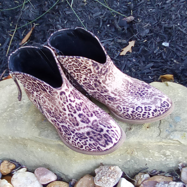 Light Taupe Leopard Bootie | Very G Divine