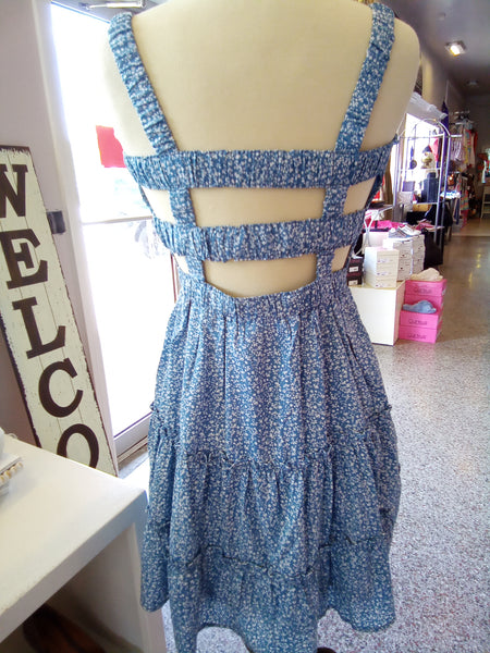 Strappy Back Tiered Mini Dress | Very J