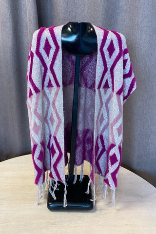Jodfil Zig Zag cardigan - pink