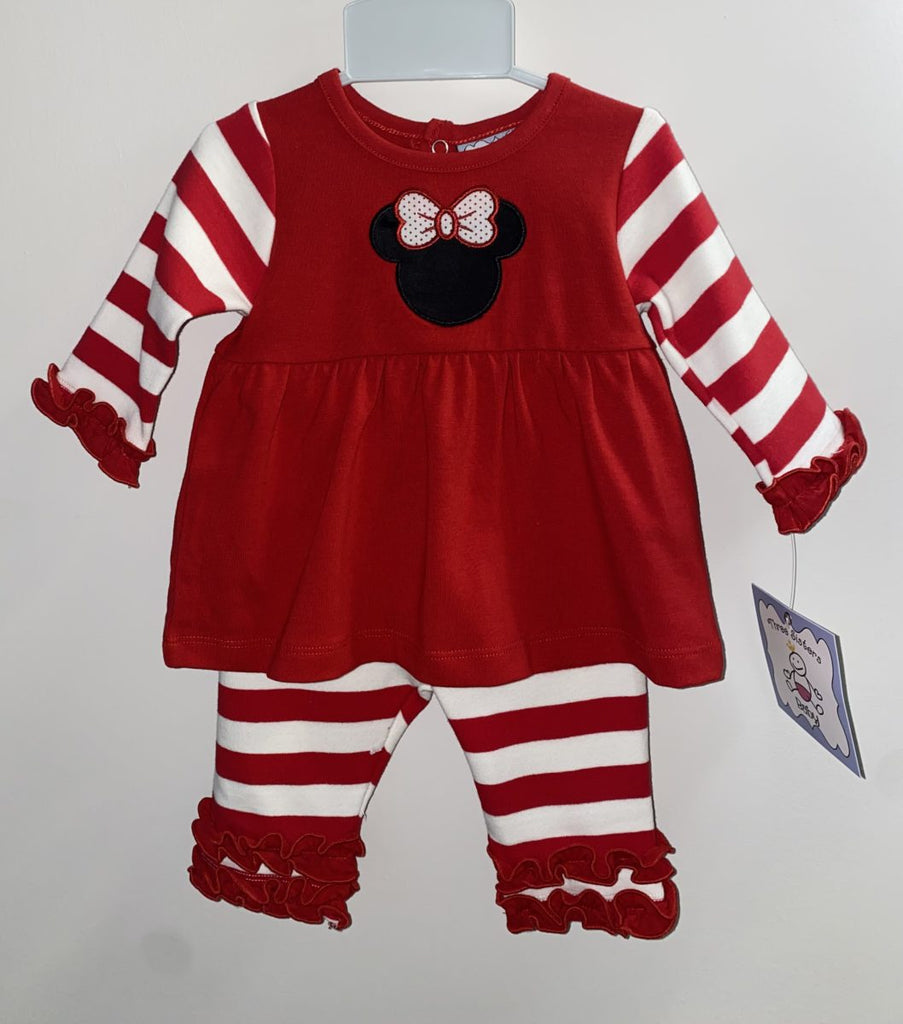 Mouse Ears Appliqued Tunic and Legging Set