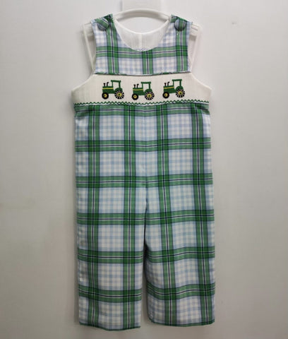 Tractor Smocked Longall | Three Sisters