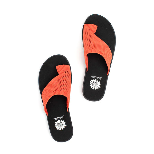 Orange Toe Sandals | Yellow Box Footwear Feeza