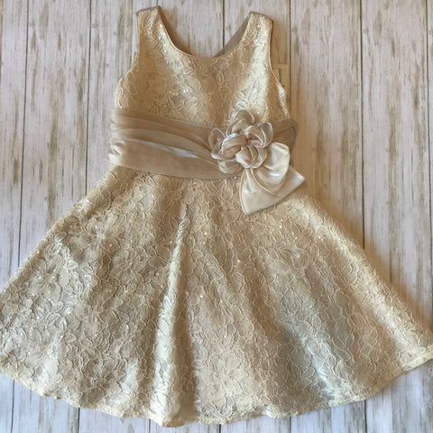 Lace Flower/ Sequin Dress