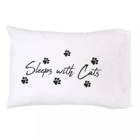 Sleeps with Cats Pillowcase