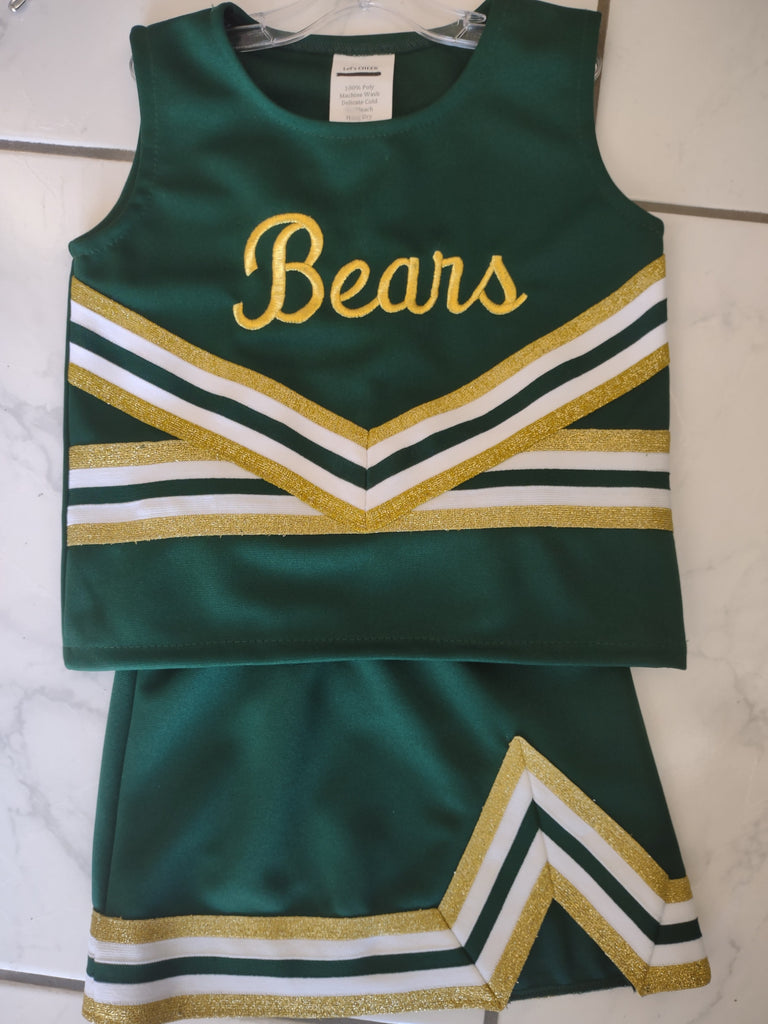 Cheerleader Uniform and Bloomers - Bears