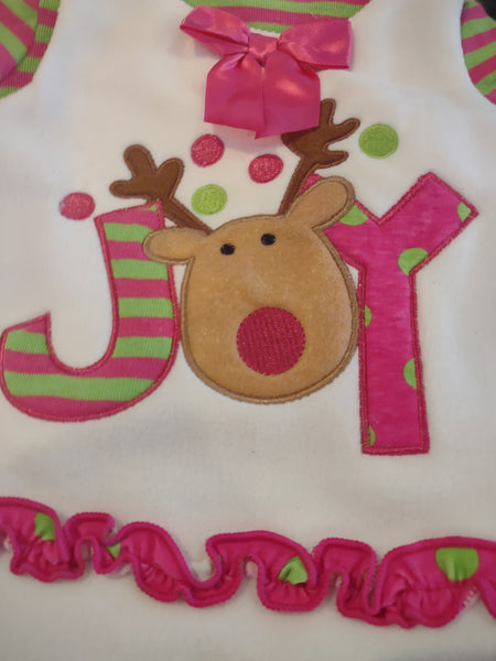 Joy Reindeer Three Piece Set | Bonnie Baby