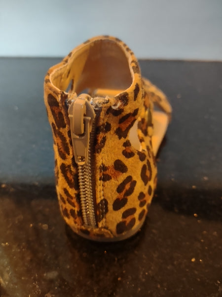 Jayde Leopard Sandal | Corkys for Kids