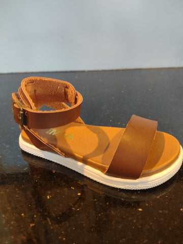 Toddler Cognac Sandal | Mini Mia Ellen