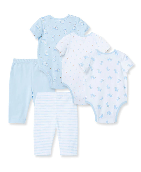 Fluffy Fun Dog Bodysuit and Pant 5 pack set | Little Me
