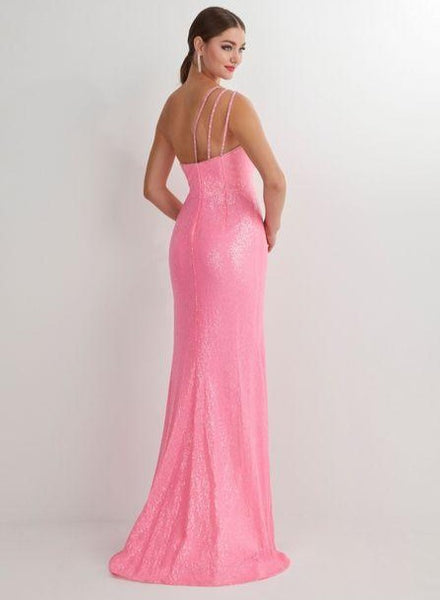 0ne Shoulder Sequin Dress - Size 0 in stock | Studio 17 12908