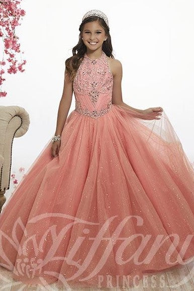 Tiffany 13598 Girls Pageant Ballgown