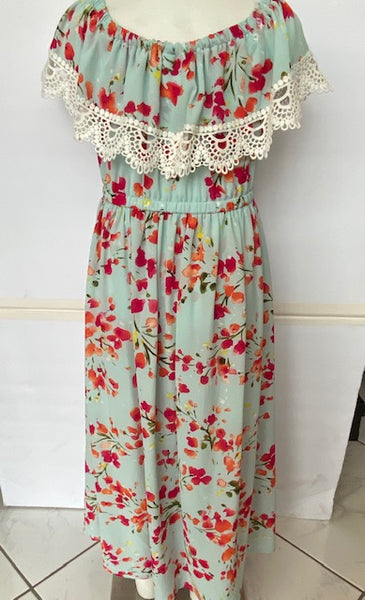 Floral Short Romper Dress