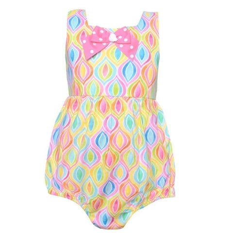 Multicolor Onesie with ruffles | Bonnie Baby