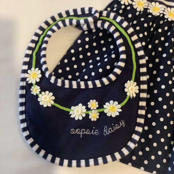 Oopsie Daisy Necklace Baby Bib | Mud Pie