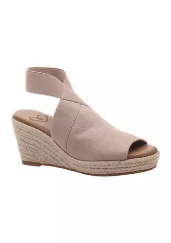 SUNNY DAY Wedge Taupe | Madeline