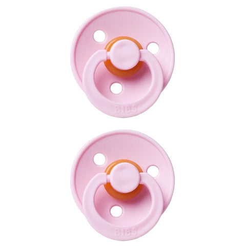 Bibs 2 Pack Size 2 (6-18 month) - Baby Pink Pacifiers