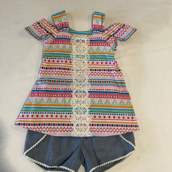 Toddler Aztec Short Set | Bonnie Jean