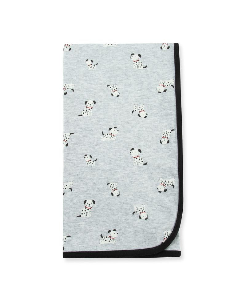 Dalmation Dog Tag-Along Receiving Blanket | Little Me