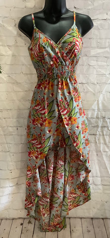 Romper Dress flamingo tropical
