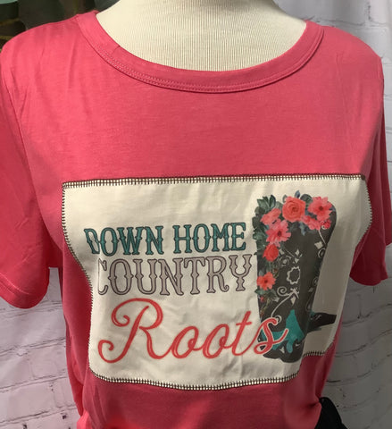 Roots T-shirt with boots