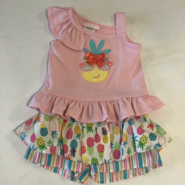 Tropical Pineapple Skort Set | Bonnie Jean