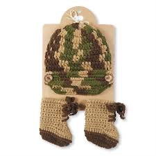 Hunters Crochet Camouflage Set | Mud Pie