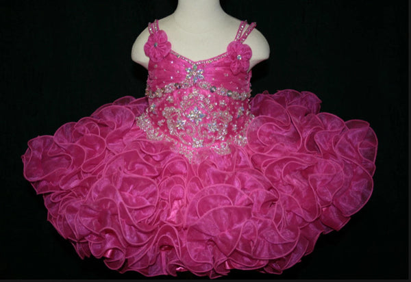 Little Rosie Fuchsia Cupcake Dress