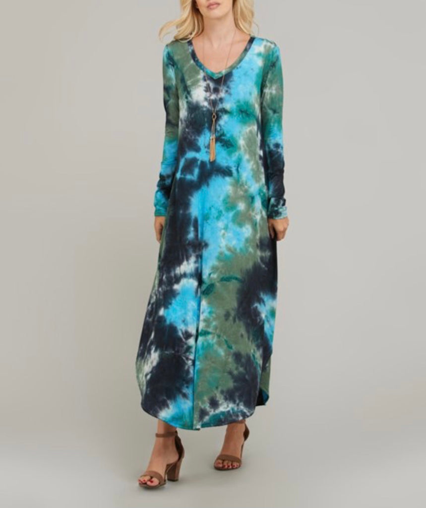 Rae Mode Tie-dye Maxi Dress – The Classy Peacock