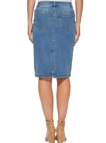 French Dressing Cool Max Jean Skirt