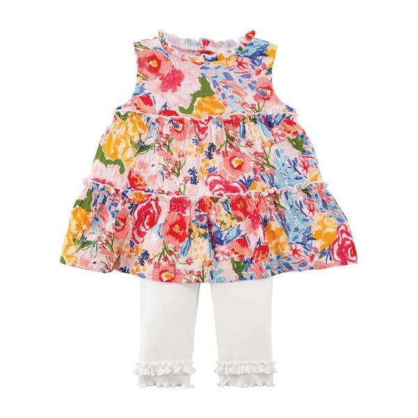 Tiered floral caprice set Mud Pie