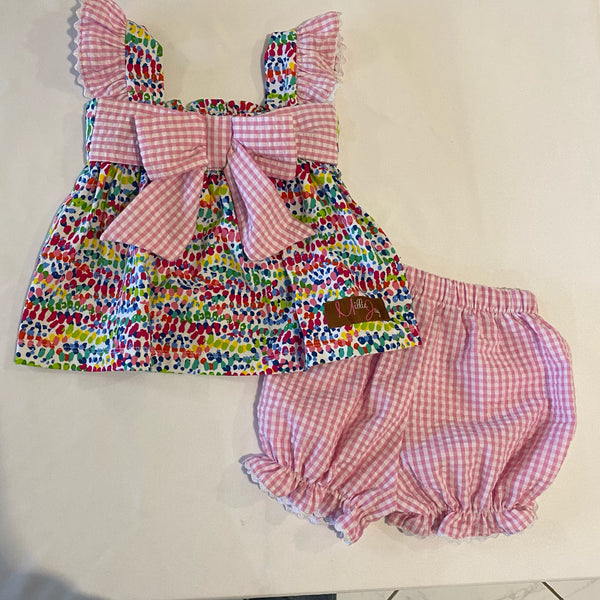 Infant 2PC Multi Color Short Set | Millie Jay