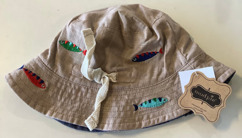 Mud pie reversible fishing sun hat