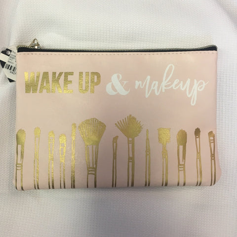 Wake Up and Make Up Cosmetic bag