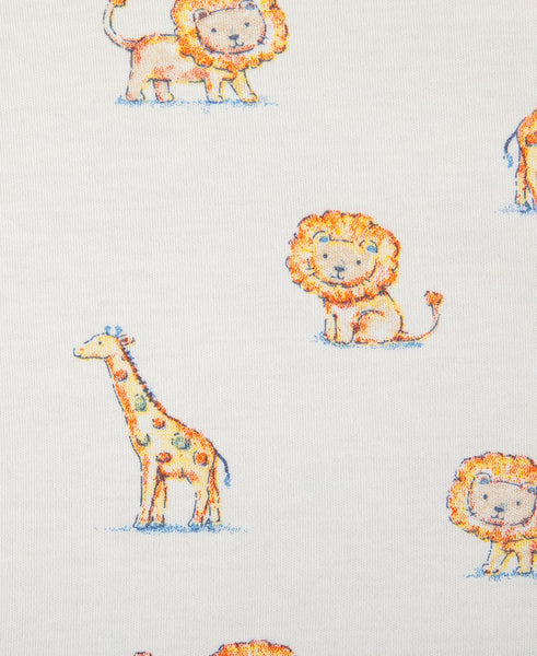 "King of the Road" Lion & Giraffe Blanket - One size