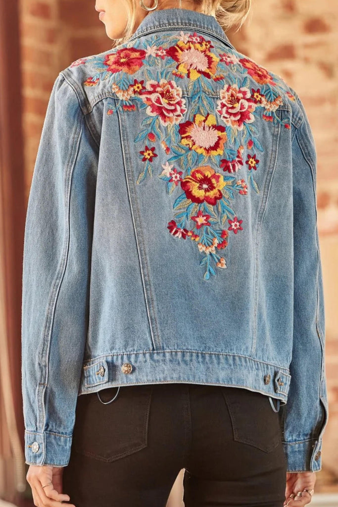 Embroidered Denim Jacket | Savanna Jane S Embroidered Denim Jacket | Savanna Jane S